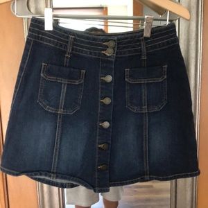 jean skirt